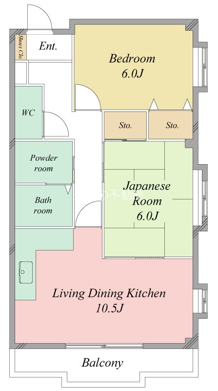 シャルム大蒲 間取り図