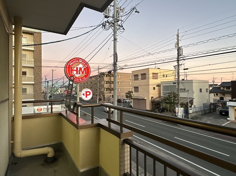 シャルム大蒲 ベランダ