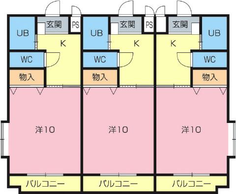 パストラーレ 間取り図