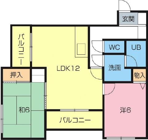 久嶋ハイム 間取り図