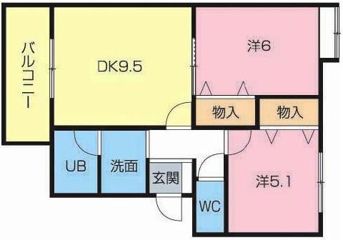 ＭＳタウン 間取り図