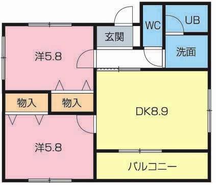 ＭＳタウン 間取り図