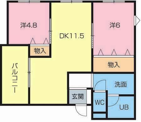 ＭＳタウン 間取り図