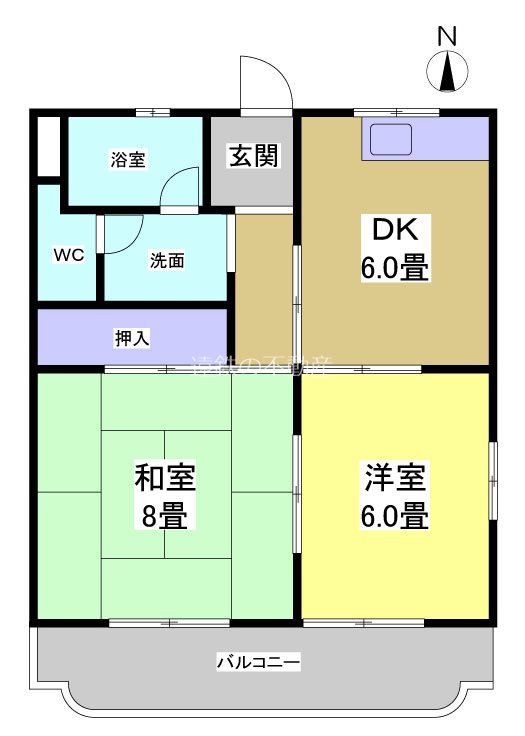 トラストマンション 間取り図