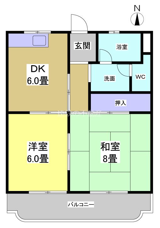 トラストマンション 間取り図