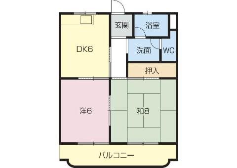 トラストマンション 202号室 間取り