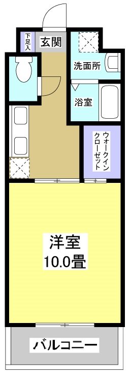 クリークⅡ 間取り図