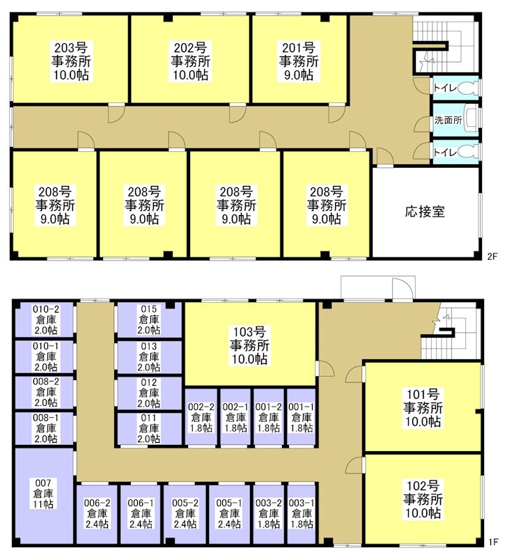 ぷち蔵 高林 002-2号室 間取り