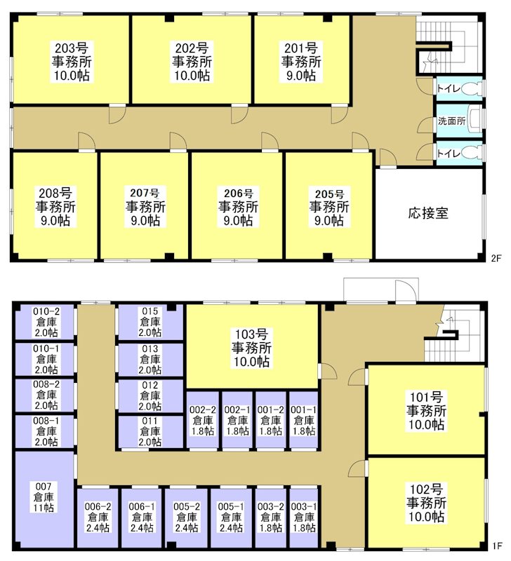 ぷち蔵　高林 010-2号室 間取り