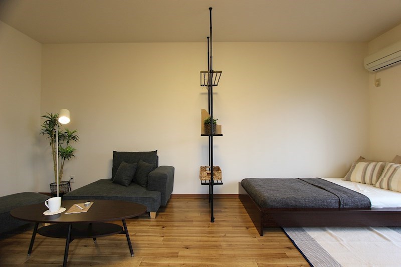 まきの木館うたり ベッドルーム
