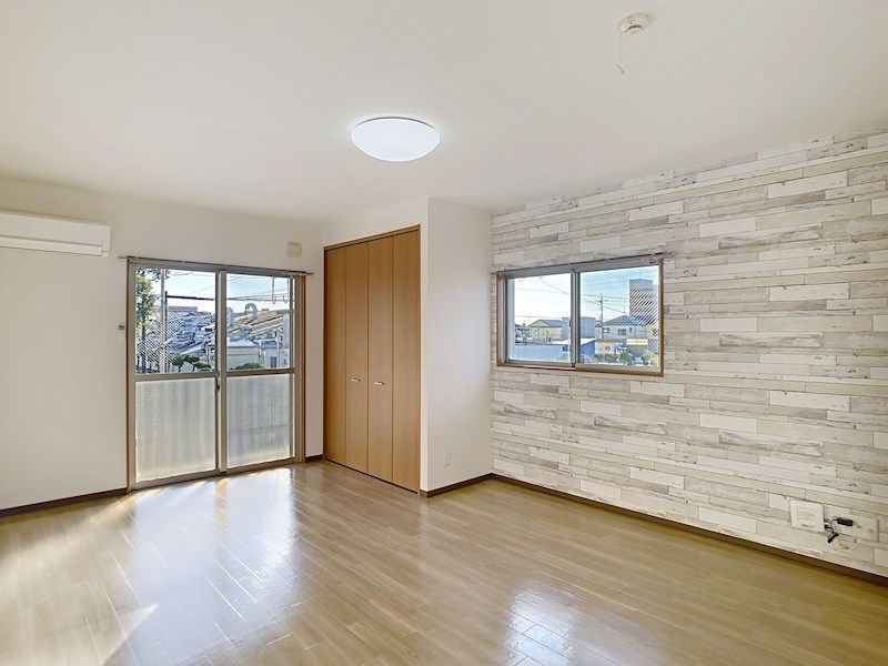 まきの木館うたり ベッドルーム