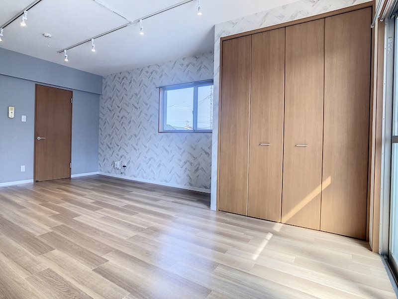 まきの木館うたり ベッドルーム