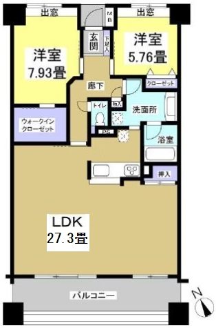 セントラルガーデン(1111) 間取り図