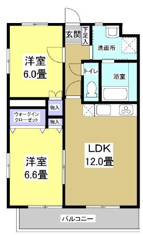 Dimple広沢 302号室 間取り
