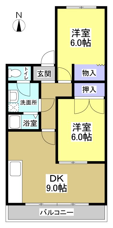 Ｕコート 間取り図