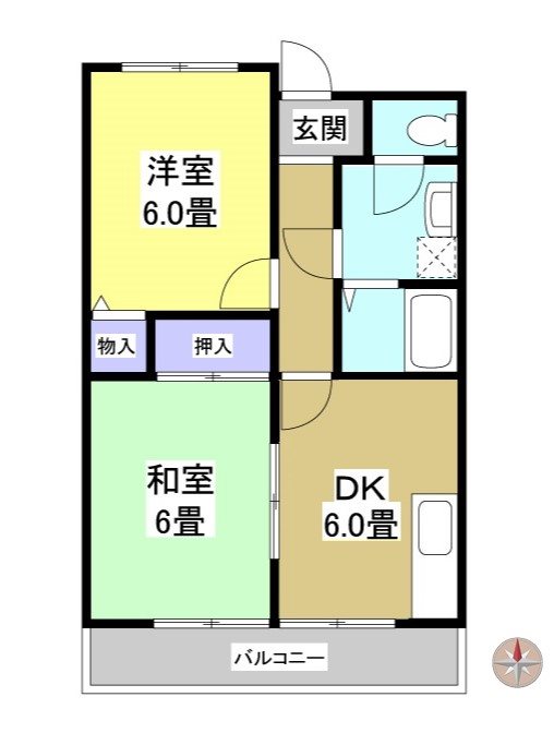 Ｕコート 303号室 間取り