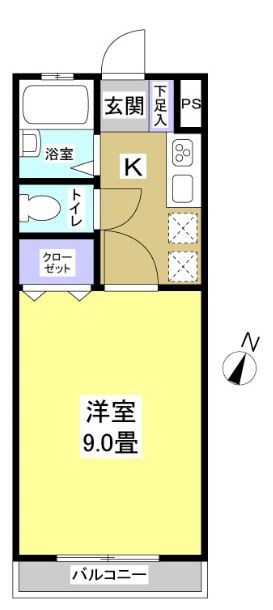 イーグルハイツ 間取り図