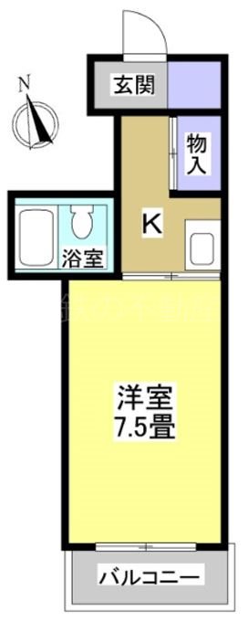 ハイツアミーゴ　Ａ 間取り図