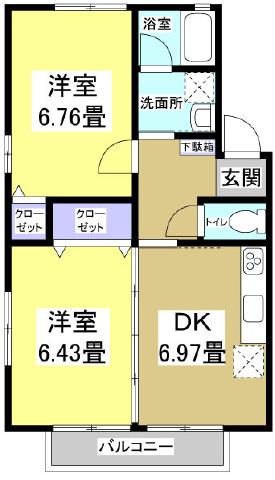 ブループラネット 間取り図