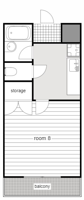 マンションヴィクトリーⅡ 間取り図