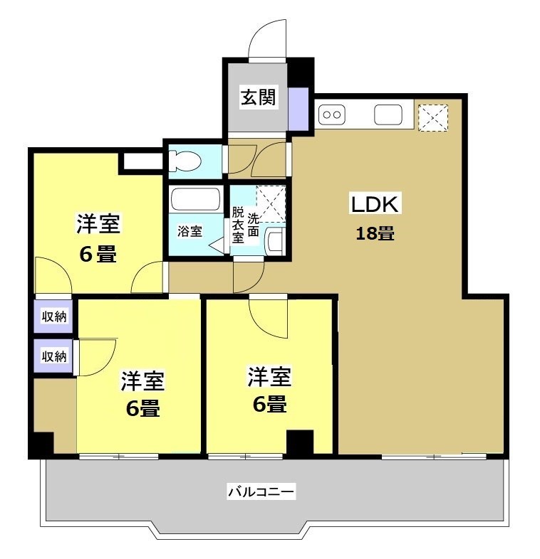 松屋ビル&amp;rsquo;９１ 間取り図