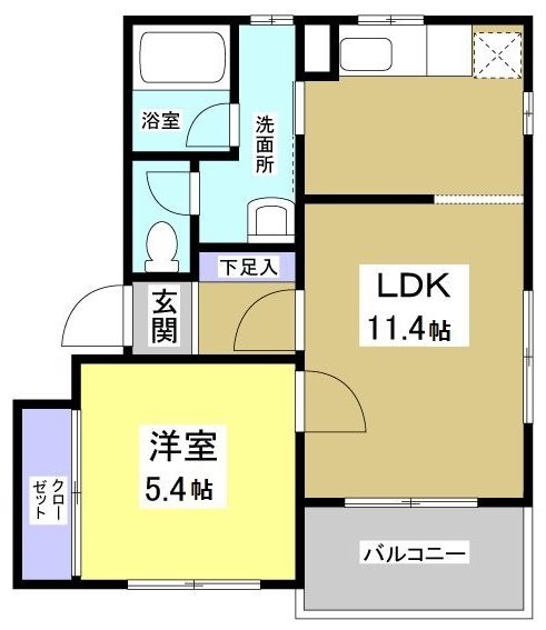 カサボニータ 間取り図