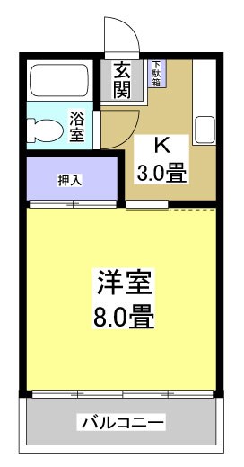 ロイヤル中泉 間取り図