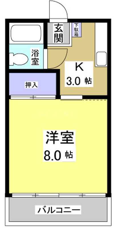 ロイヤル中泉 間取り図