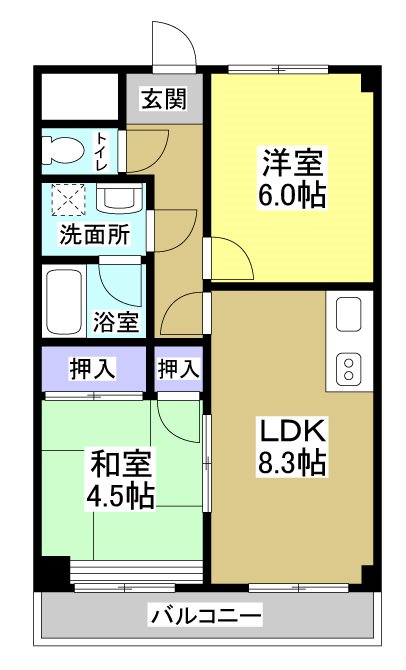 ジョナサン　今之浦ビル 間取り図
