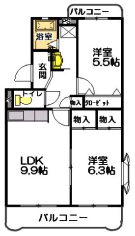 アンシャンテ 間取り図