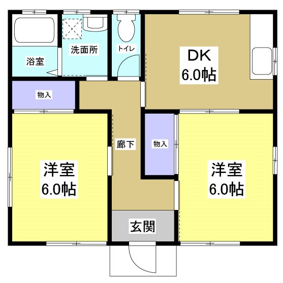 池田　岸本様貸家 間取り