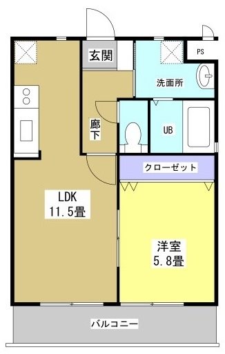 アーバンヒルズ富士見台 303号室 間取り