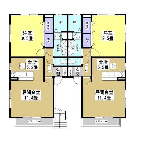 ミルクルーム 201号室 間取り