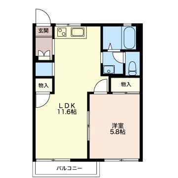 シャトレ美鈴 間取り図