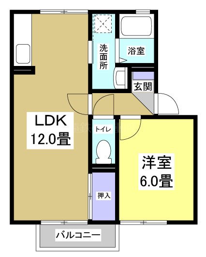 センチュリーＢ 103号室 間取り