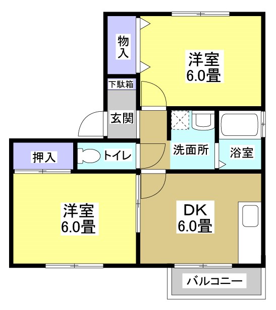 センチュリーＢ 間取り図