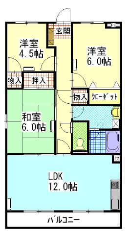 陽香マンション 間取り図