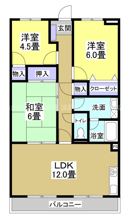 陽香マンション 間取り図