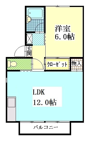 たちばなハイツ 間取り図