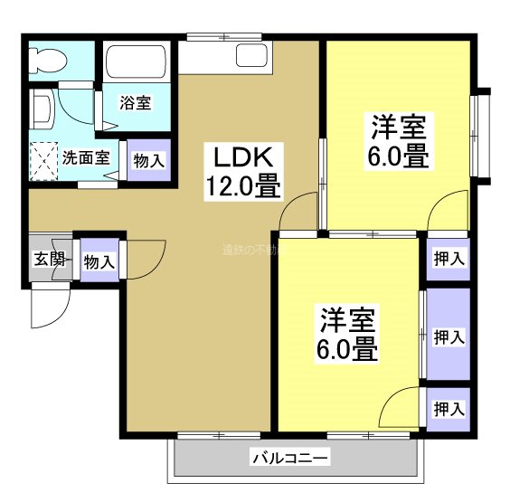 リヴェールＢ 間取り図