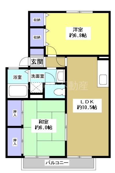 コンフォールＡ 間取り図