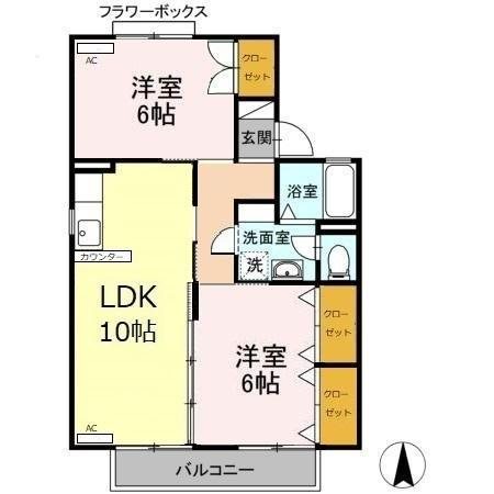 セジュールエイトＡ 間取り