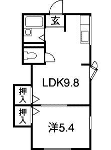 タウンコートＭ 間取り図