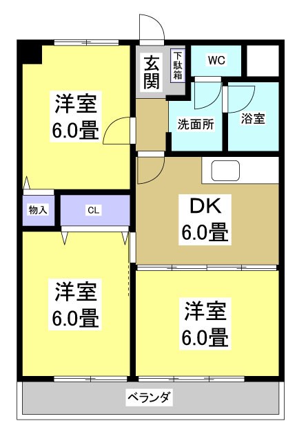 パレロワイヤル 間取り図