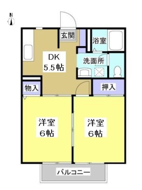 ルミエール宮の西 間取り