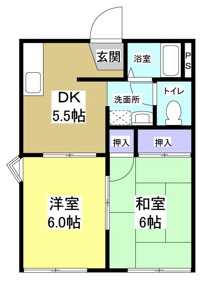 ロジュマン旭 間取り図