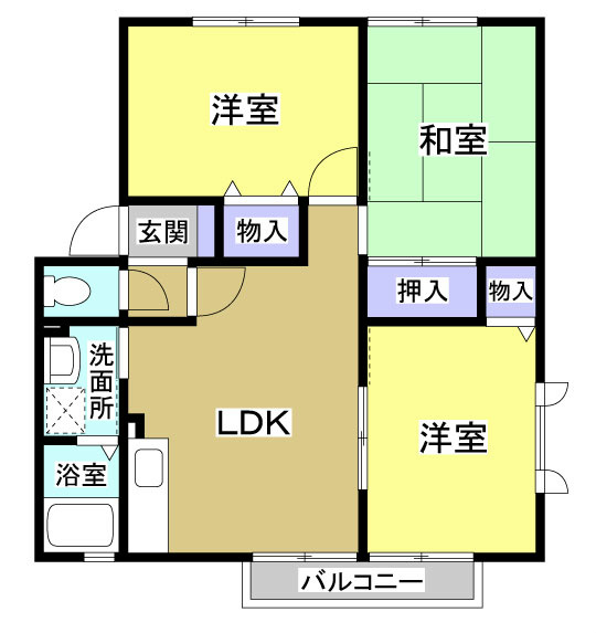 ファミーユⅡ 間取り図