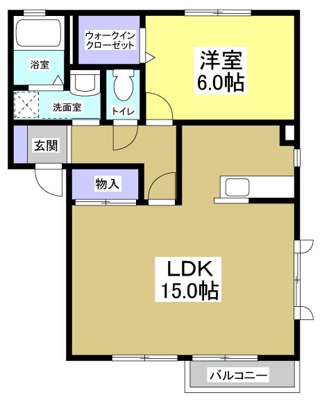 ファミーユⅢ 間取り図