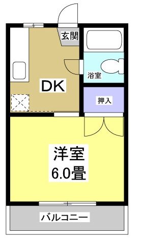 杉山ハイツＣ 間取り図