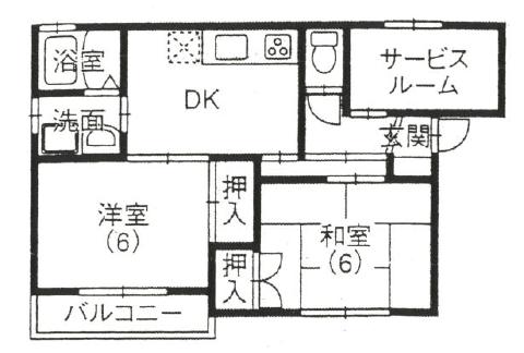 コムフォート２０ 間取り図